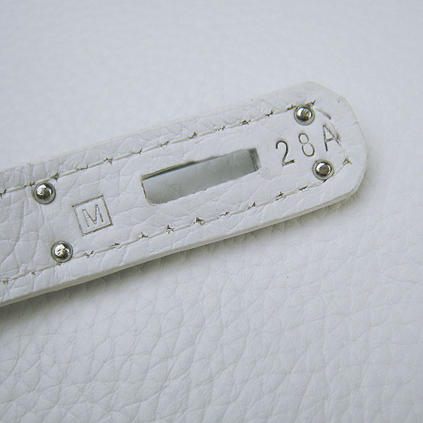 Replica Hermes Jypsiere 34 Togo Leather Messenger Bag White H2804 - 1:1 Copy